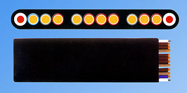 天皋電氣彈性體絕緣及護(hù)套承拉控制扁平軟電纜生產(chǎn)廠家